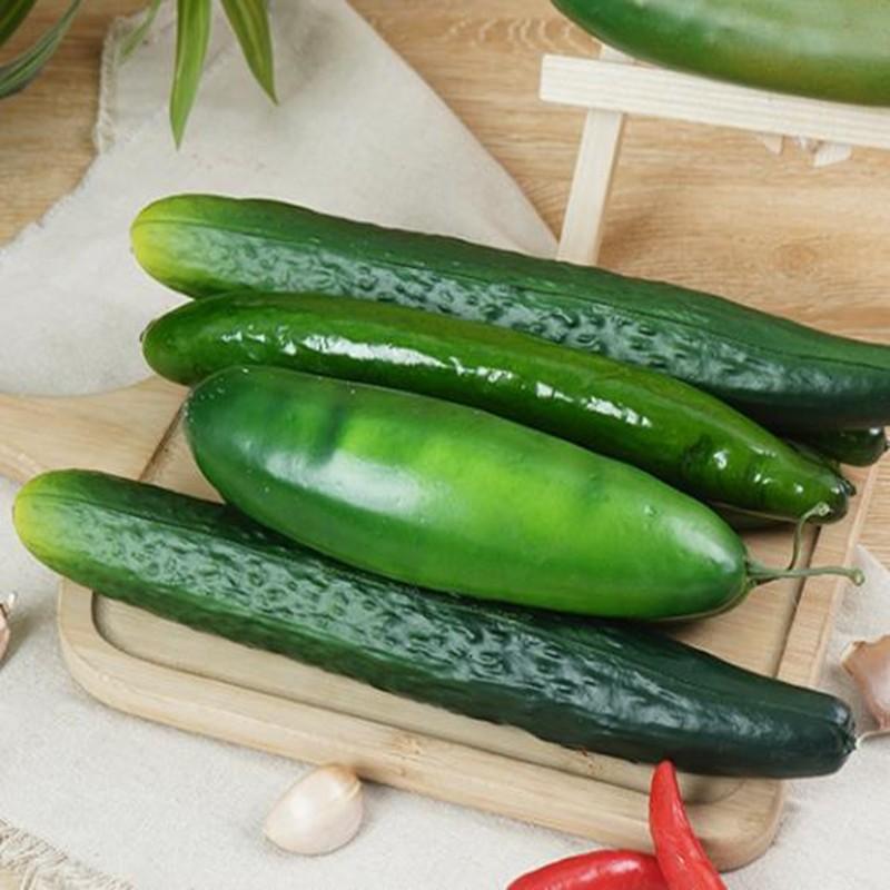 Simulation Bubble Long Cucumber Model Table Display Home Decorate Photography Props Plastic Vegetable Crafts