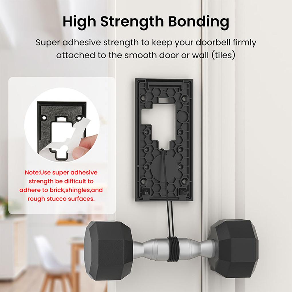 Easy Installation No Drill Ring Doorbell Mount For Quick Setup And Ring Doorbell Mount No Drill