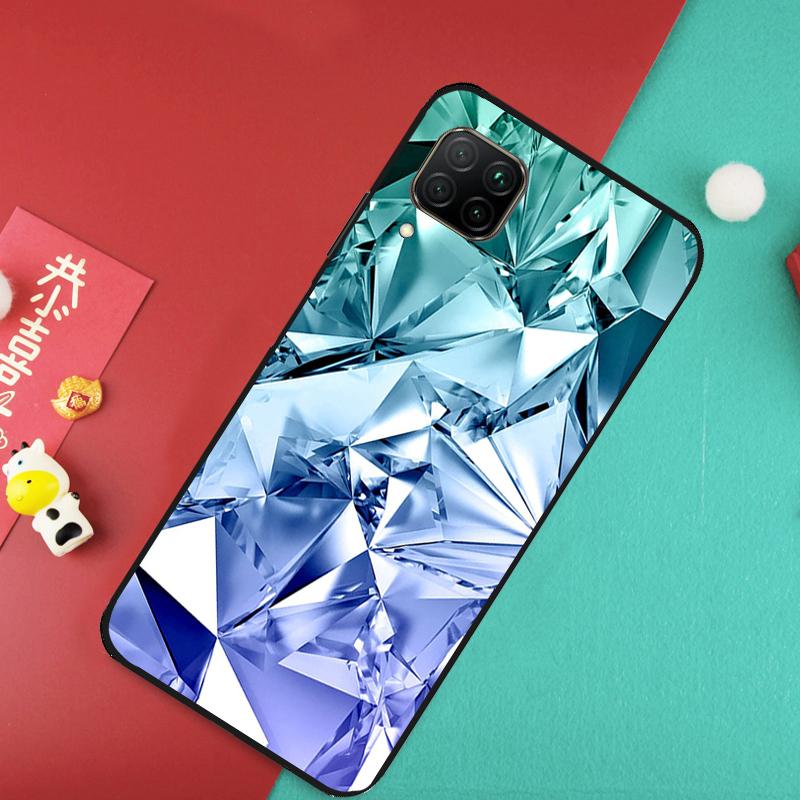 Crystal Diamond Pattern Case For Huawei Nova 9 10 SE 5T 11i 8i 7i 3i Y61 Y91 Y60 Y70 Y90 P20 P30 Pro P40 Lite Cover