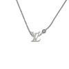 Q93653 Necklace K18 White Gold Women