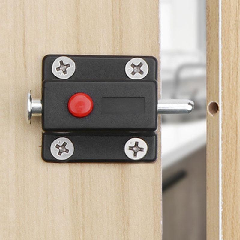 10 piezas de pestillo de puerta sólido clásico, pestillo de puerta, pestillo de ventana, pestillo deslizante para gabinete, botón de seguridad para el hogar, pestillo de botón automático, herraje para muebles