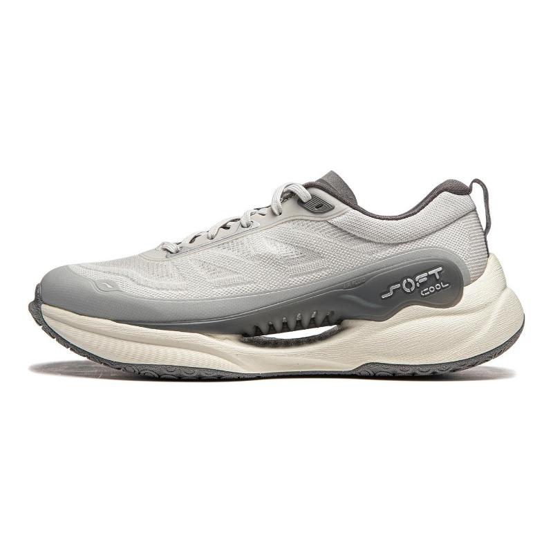 Li-Ning Soft COOL Mens Low Top Lifestyle Casual Shoes Gray AGLU047-4 40