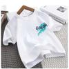 Teen Boys Clothing Set Summer Letter Graffiti Short Sleeve T Shirt Shorts Suit Kids Casual Outfit