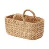MUJI Oval Basket with Width 37 X Depth X Height Water 12057789 Handles, Small, 18.5 16cm, Hyacinth,