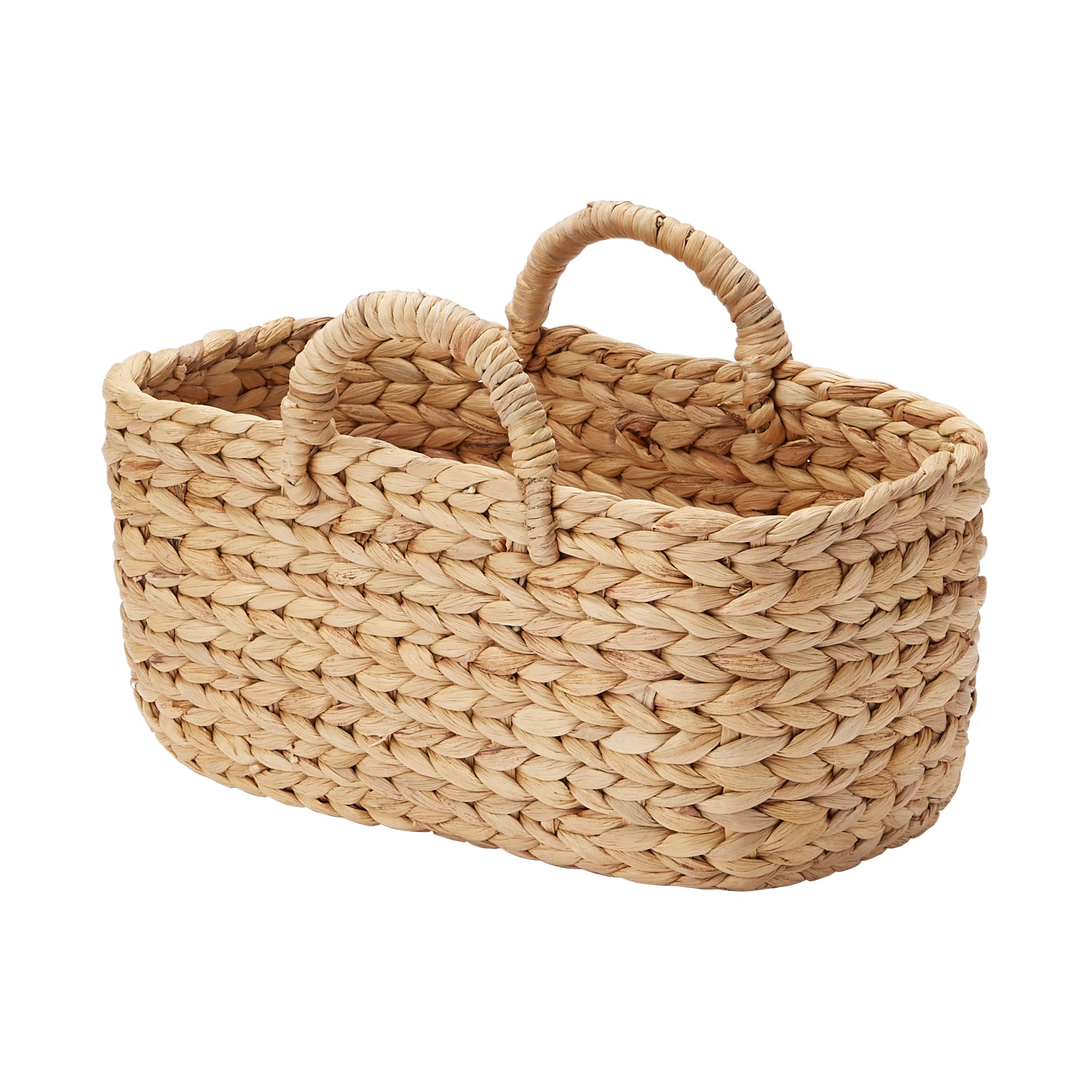 

Маленькая овальная корзина MUJI, 37 см Ш x Г x 16 см Вода 12057789 Ручки, 18,5 см В, Гиацинт,