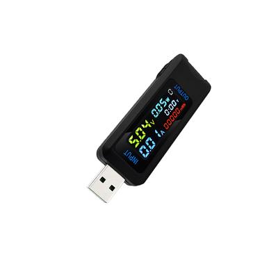 USB Type-C Tester Current Voltage Indicator Electric Ammeter Power Meter Charge DC Digital Multimeter Voltmeter Wattmeter