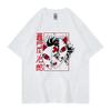 Anime Ghost Destroyer Blade Yamamoto Yohji Fengchaharo Pure Cotton Tide Brand Loose Summer Print Men's and Women's T-Shirts