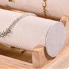 Solid Wood Bracelet Storage Holder Durable Three Tier Jewelry Organizers In Wood For Bracelets And Personal Items