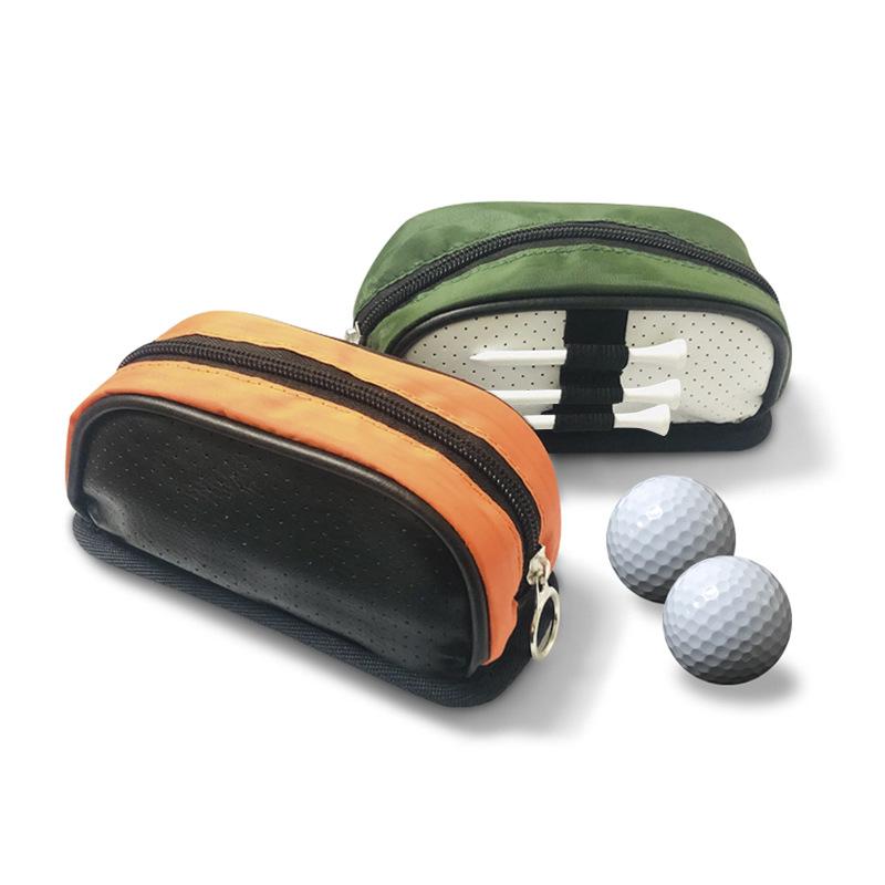 

Golf Ball Bag Lightweight Carrying Accessory Bag Golf Ball Small Waist Bag оранжевый