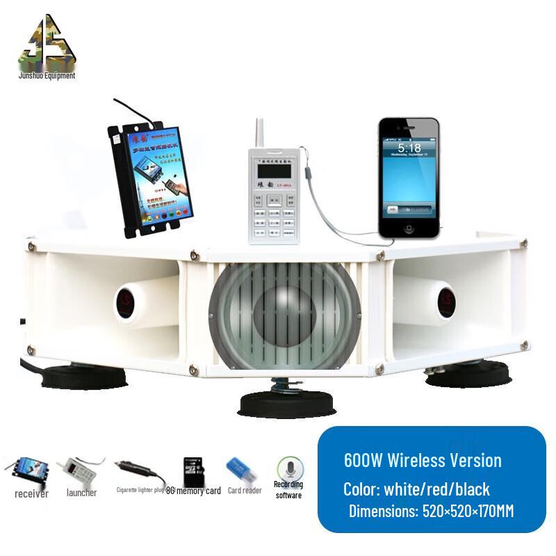 Car Amplifier Loudspeaker System with Wireless Remote