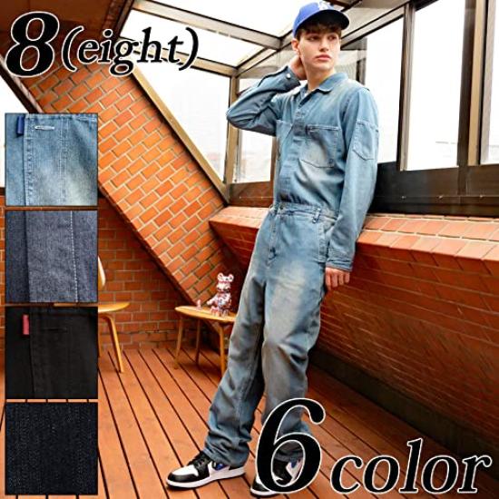 Denim Jumpsuit Overalls Indigo XL 8(eight) (Eight) All-in-One