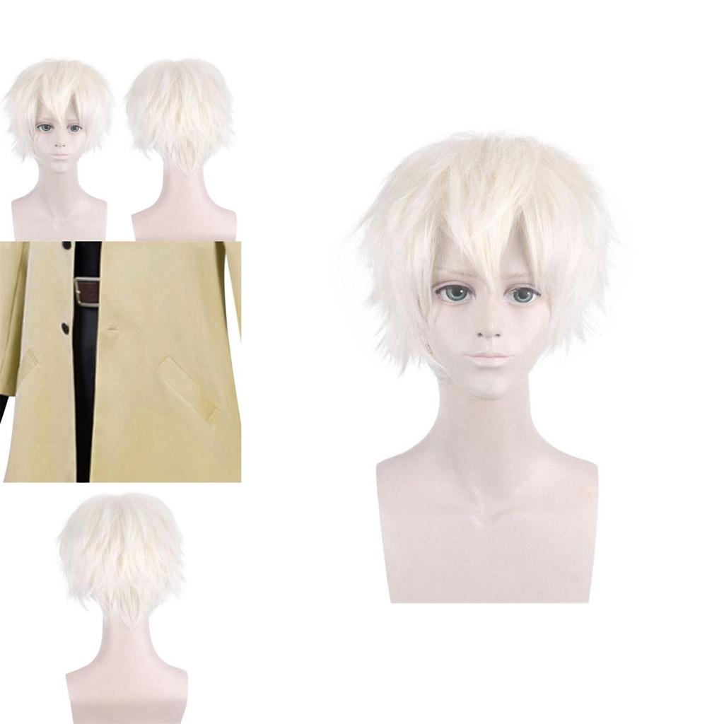Premium Brand New Animal Cosplay Costume Ogami Shirou Full Suit With Wig For Men