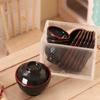 Dollhouse Cutlery Small Retro Realistic Decorative Pretend Play Kitchen Dish Bowl Model Miniature Decor for Gifts
