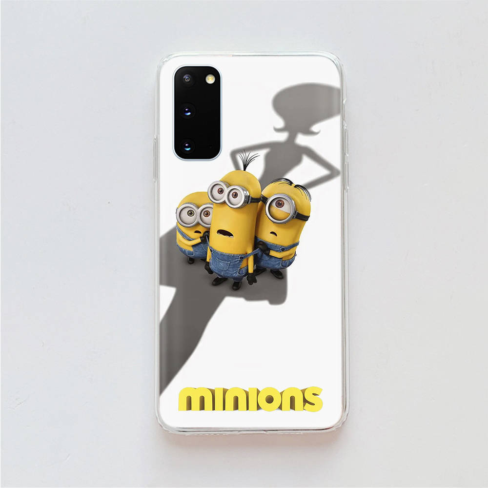 AM26 Lustige Minions Klare Hülle für Samsung A04 A14 A23 A34 A54 M23 M33 M52 M53 Realme 10 9 C30S C35 C55 VIVO Y02 Y21 Y33S Y51 X80 V25 Abdeckung