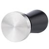 51mm Flacher Boden Edelstahl Feder Kaffee Tamper Pulver Stampfwerkzeug für Zuhause Kaffeehaus