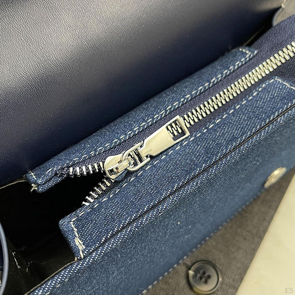 Women Denim Bag ,Patchwork Shoulder for Evening ,Teen Girl Work Ladies Party