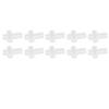 10 Pcs Cross Resin Mold Mirror Effect Elastic Eco Friendly Easy Demoulding Silicone Candle Mold for DIY