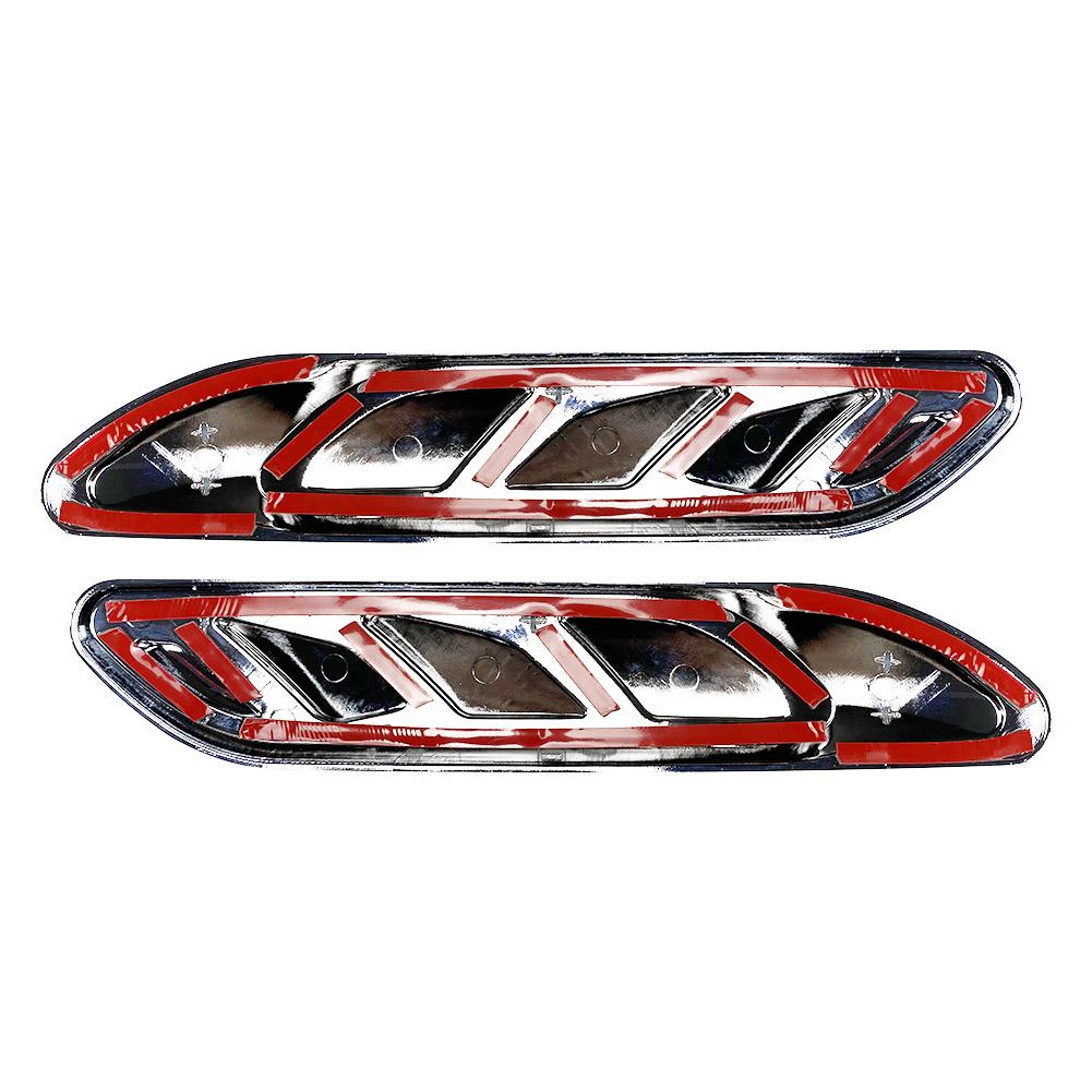 1Pair Car Front Fender Side Air Outlet Vent Trim For Mercedes Benz C Class W206 C200 C260 AMG C63