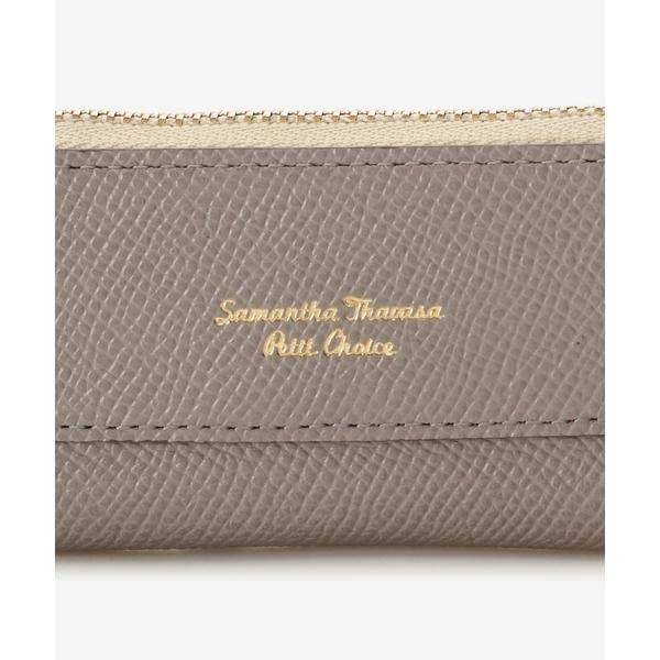 Thavasa Petit Key Case Inside Bicolor Round Zip Key Case 00122120285181 Brown [Samantha Choice] Women's