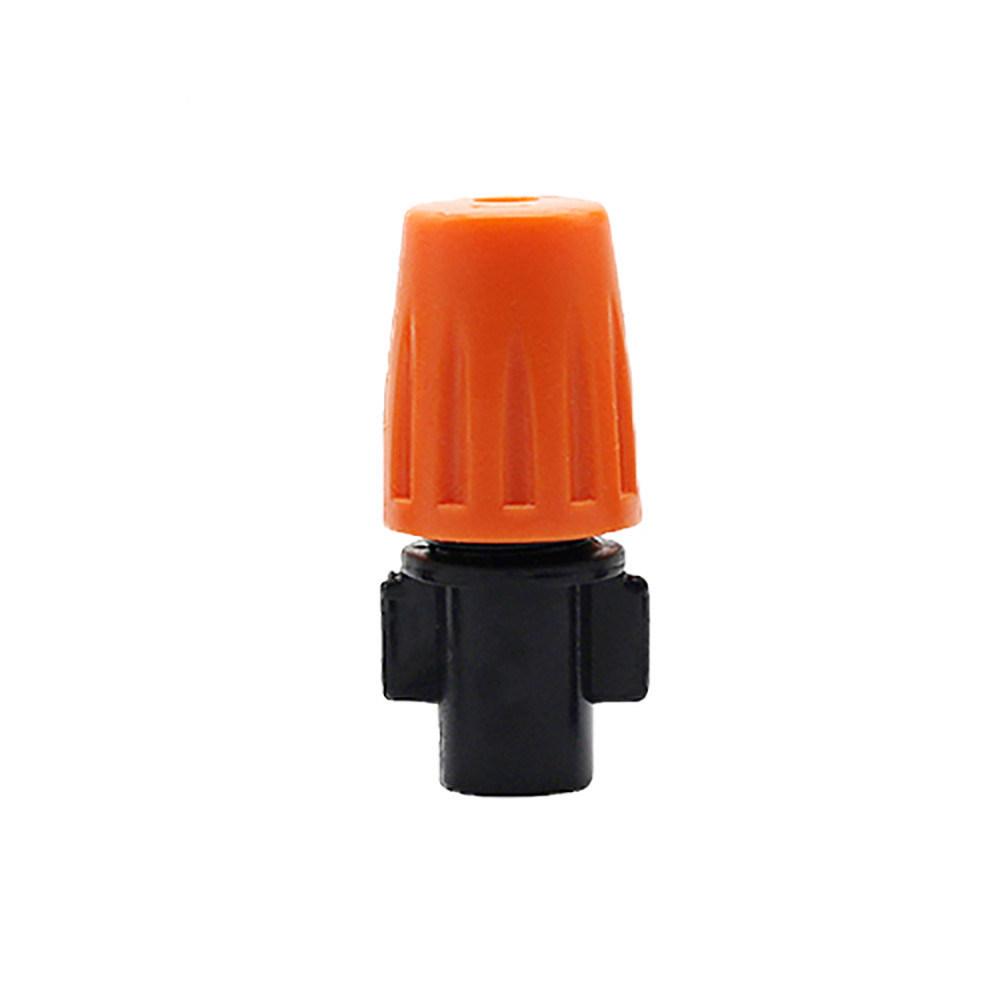 Orange Adjustable Single-Nozzle Atomizing Micro-Sprinkler for Irrigation 5 pieces