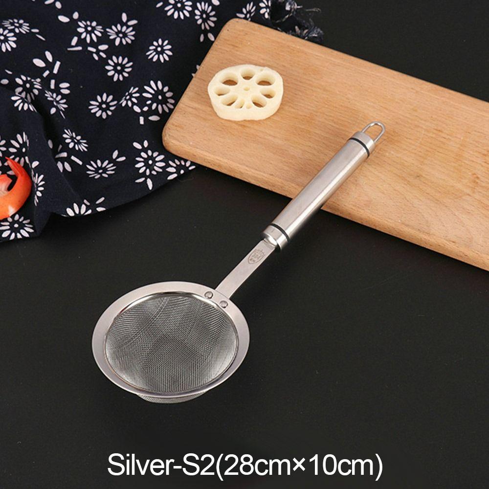 Fine Mesh Skimmer Spoon Stainless Steel Tea Strainer New Food Strainer  Juice Filtering