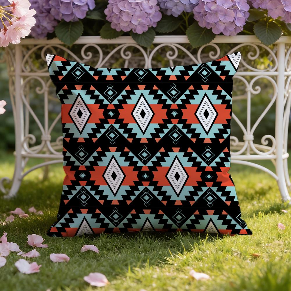 Povlak na polštář s originálním látkovým vzorem pro domácnost a auto: Oboustranné pro prémiové pohodlí