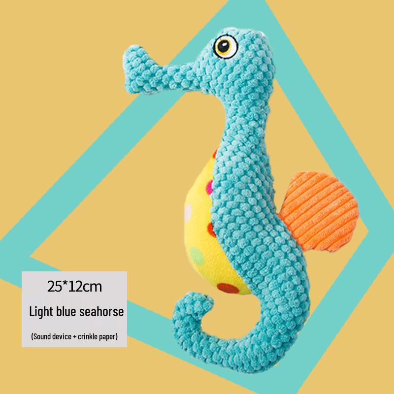 Plyšová hračka pro psy a kočky - Zklidňující společník při prořezávání zubů pro malá až střední plemena