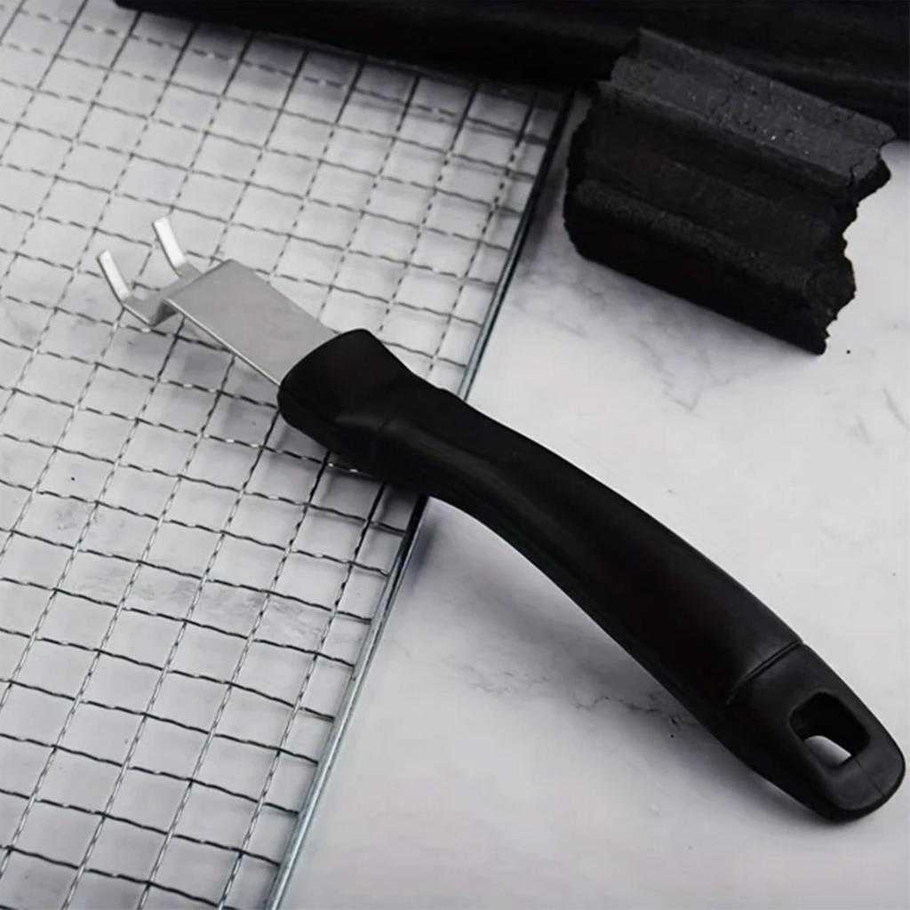 Grill Grate Lifter Anti-Scald Grill Grate Lifter Heat-Resistant Cooking Grate Lifter Tool Grill Tools For Lifte The Grill Net