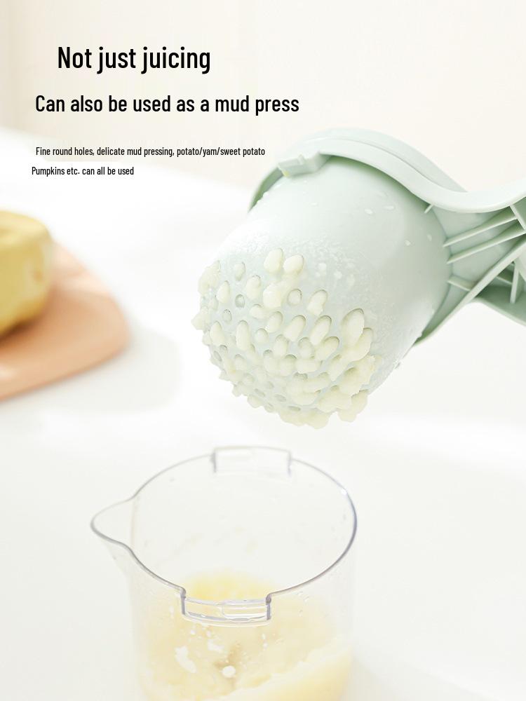 Manual Citrus & Vegetable Juicer with Spiral Extrusion and Separator