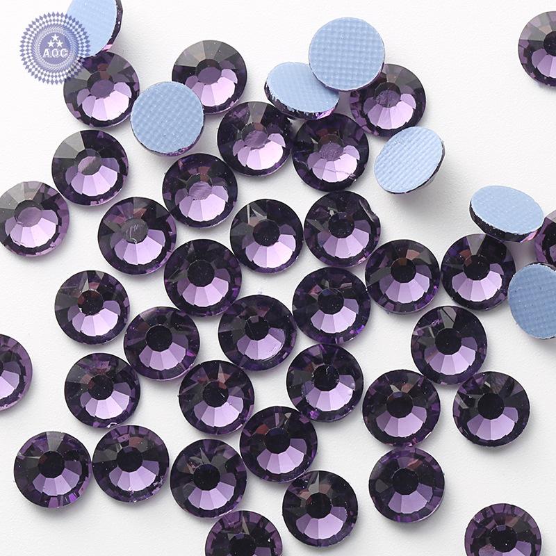 Color Summary Clothes Imitation Austrian Hot Diamond Clothes Diamond Dance Clothing Diamond Xiuhe Clothing Diamond Flat Bottom Diamond Accessories