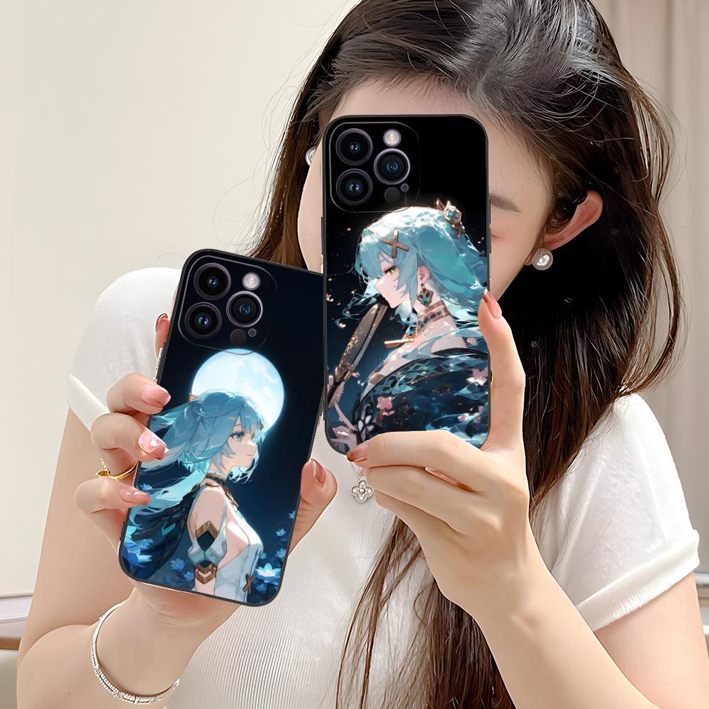 Game GI Faruzan Matte TPU Mobile Phone Case for iPhone 17 16 15 14 13 12 11 X XR XS 8 7 Air Pro Max Plus Mini Colorful Cover