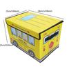 Home Supplies Children's Clothing And Toys Storage Box Laminated Non-woven Cartoon Car Storage Box Kids Collapsible Storage