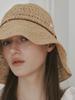 Meleuhen Tied Raffia Bucket Hat