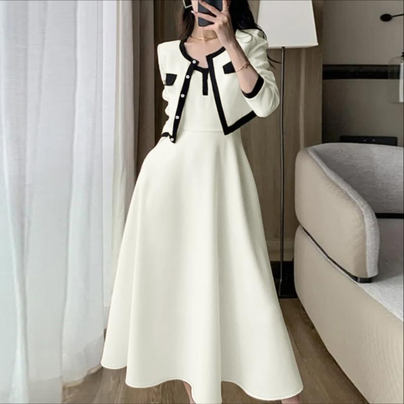 ZANZEA Women Thin Outwear and Sleeveless Dress Fashion Two Piece Suit Sets