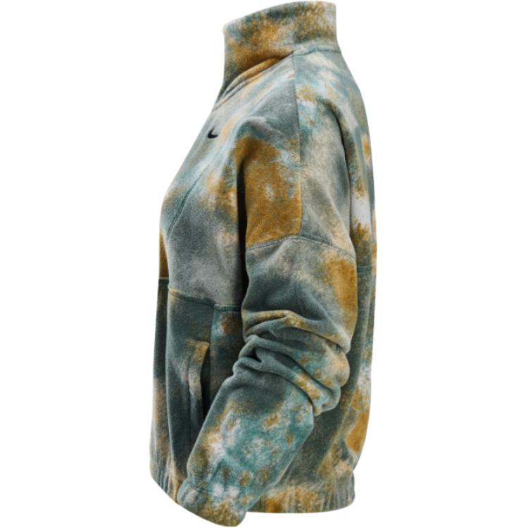 Nike Therma-Fit One Warm Versatile Comfortable Long Sleeve Half-Zip Sweatshirt Women sweatshirt Vintage-Green FZ6970338