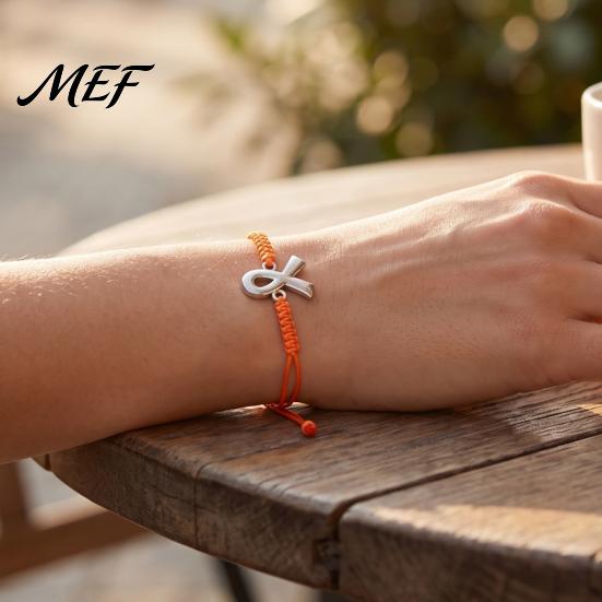 Verstelbaar Vriendschapskoord Armband 2 STUKS Handgeweven Gevlochten Armbanden met Metalen Lint Hanger, Bewustzijnssymbool Polskoord Polsbandjes, Dagelijks