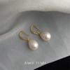 Color Pearl Fresh and Sweet Water Drop New Versatile Commuter Earrings Earrings Supply Chain