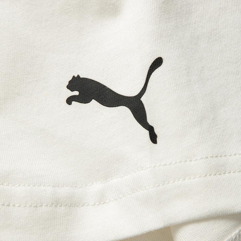 PUMA Simple Fashionable Round Neck Short Sleeve T-Shirt Unisex tops White 635374-92