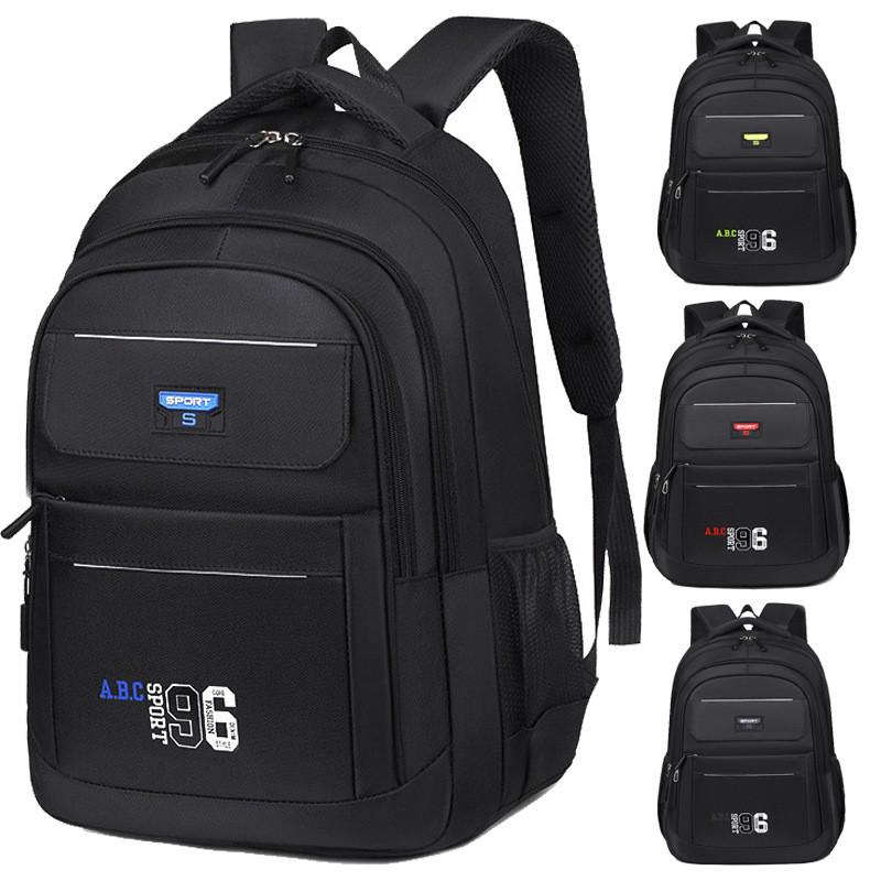 Backpack Unisex Oxford Big Capacity Laptop Design For Travel Commuters School