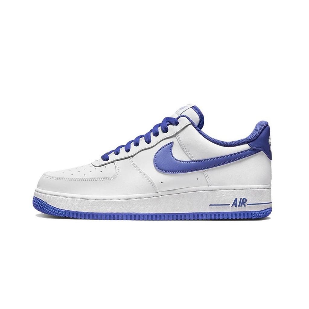 Nike Air Force 1 Abrasion Resistant Lightweight Slip Resistant Low Top Skateboard Shoes Men's Blue DH7561-104(Team147-)