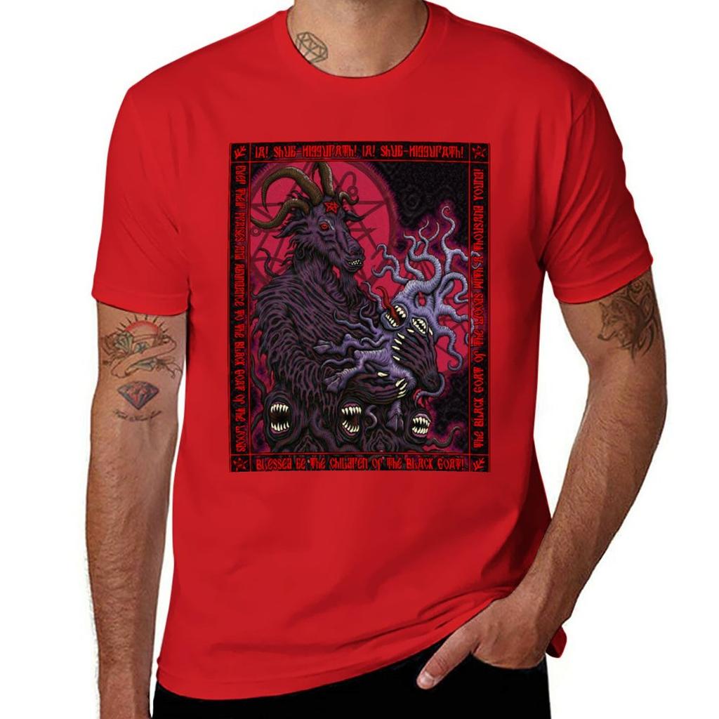 Black Goat Icon Azhmodai 2018 TShirt summer clothes customizeds mens t shirt