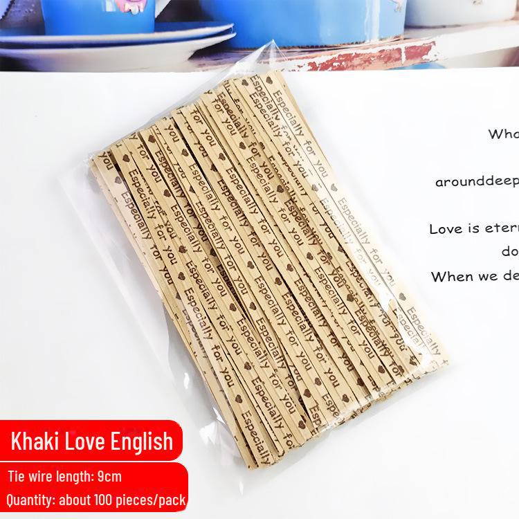 Multicolor Lollipop Tie Wire for Sealing Biscuit and Pastry Bags