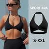 YOGA Nacktes Gefühl Träger Sport-BHs mit Polster für Damen - Fitness Workout Top mit Kreuzrücken Yoga Sport-BHs Ohne Stahlbügel
