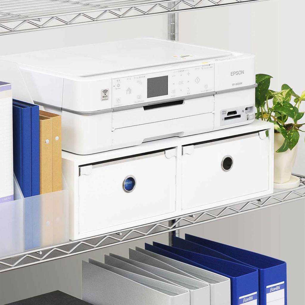 Sanwa Direct Printer Compatible with Multifunction Stores A4 Paper and Ink Under the White Stand, Devices, Printer, 100-PS001W