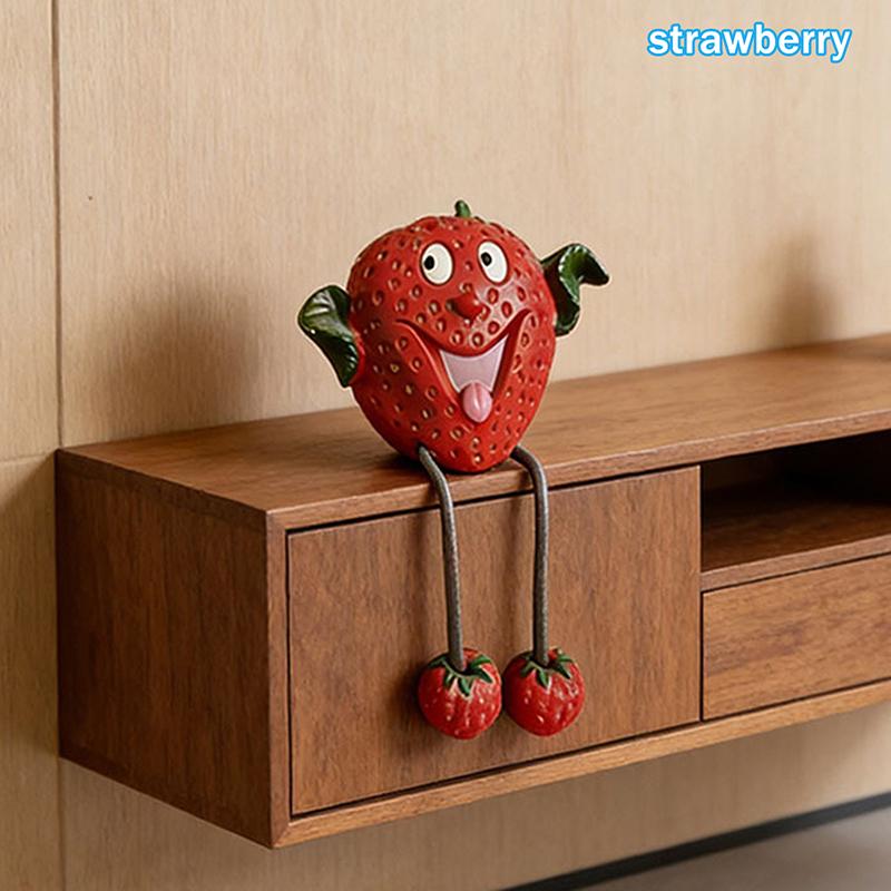 Fun Fruit Sculptures, Featuring Adorable Shapes And Designs Such As Pineapple, Banana, Lemon, And Orange.