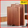 Wood Cutting Board Household Ebony Solid Cutting Board with Whetstone Can Stand Up Panel Mildew Proof Can Be Hung