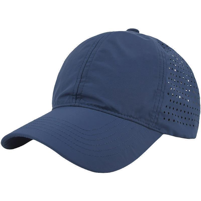 Quick-Dry Baseball Cap Men Women Mesh Ventilated Sun Hat UV Protection Adjustable Duckbill Korean Style