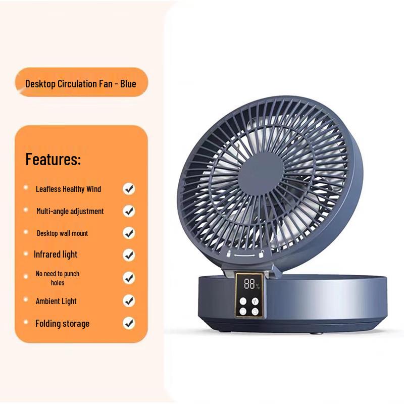 Portable Digital Display Folding Fan