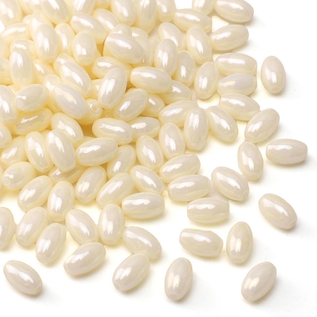 Domestic Glass Solid Color Cream Baked Paint Seed Beads for DIY 52 Pcs