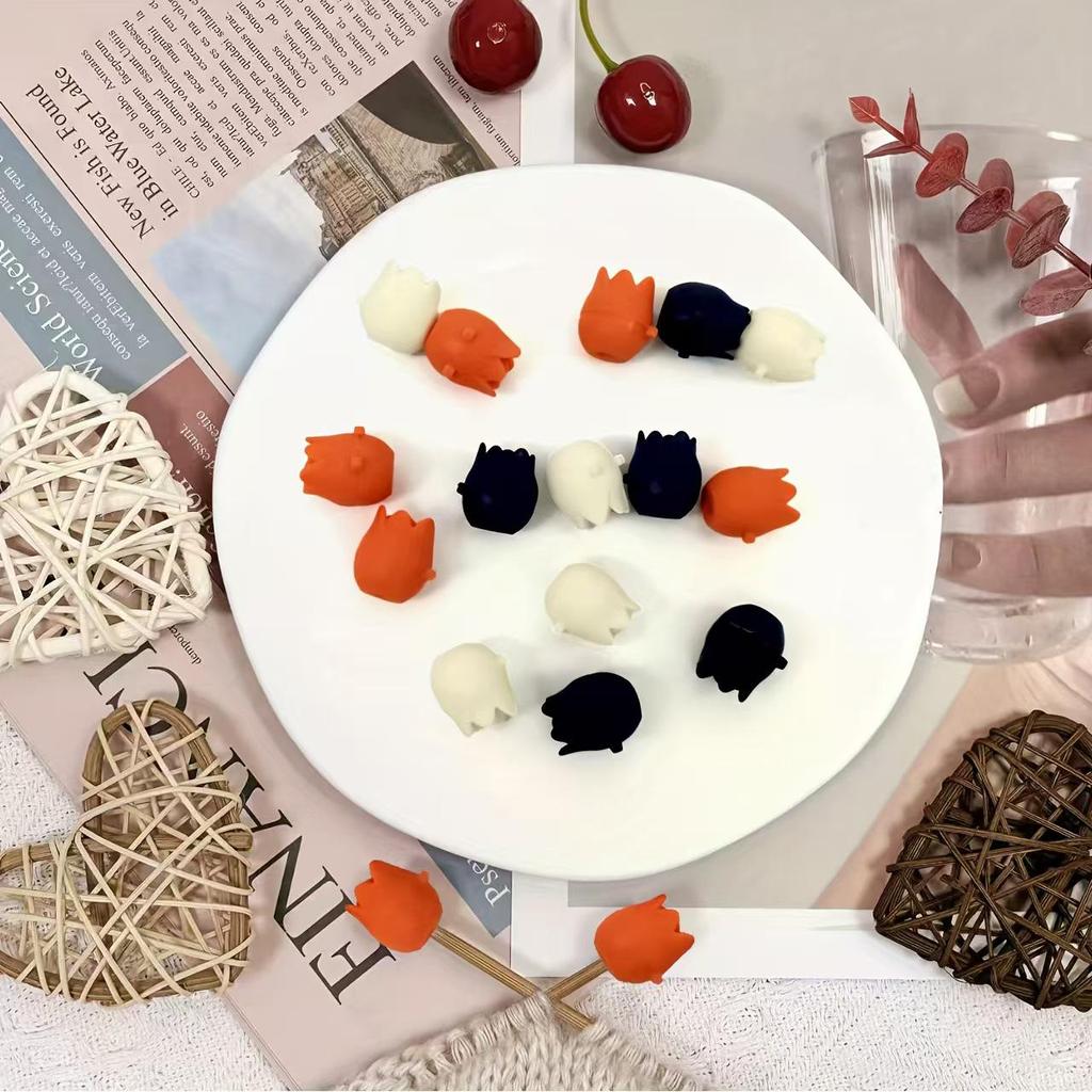 Tulip Silicone Anti-Slip Yarn Stoppers & Needle Caps for Knitting and Crochet